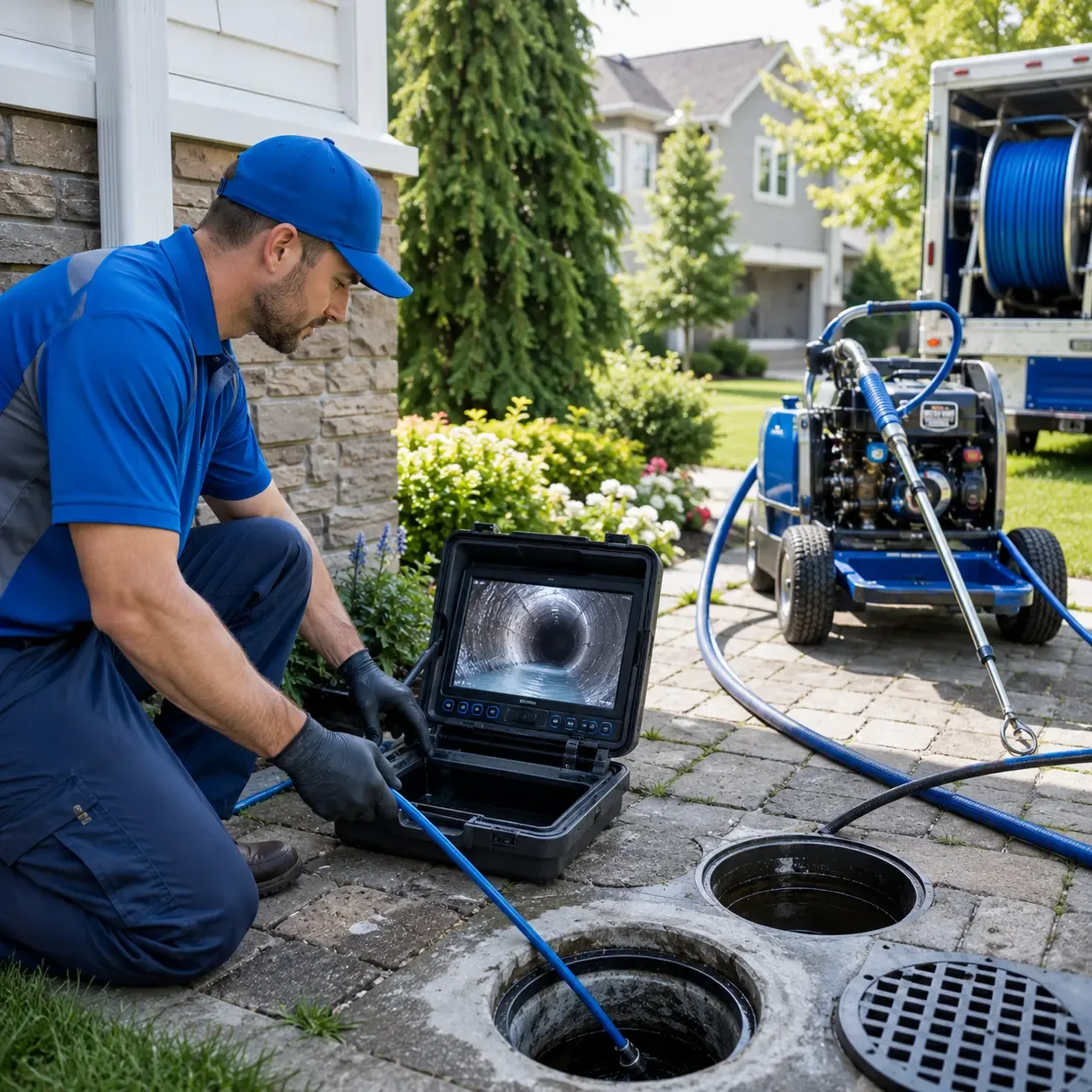 Outdoor drain cleaning professionals serving Pine Beach, NJ